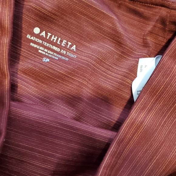 Athleta Elation Textured 7/8 )ength Tights - Picture 3 of 6